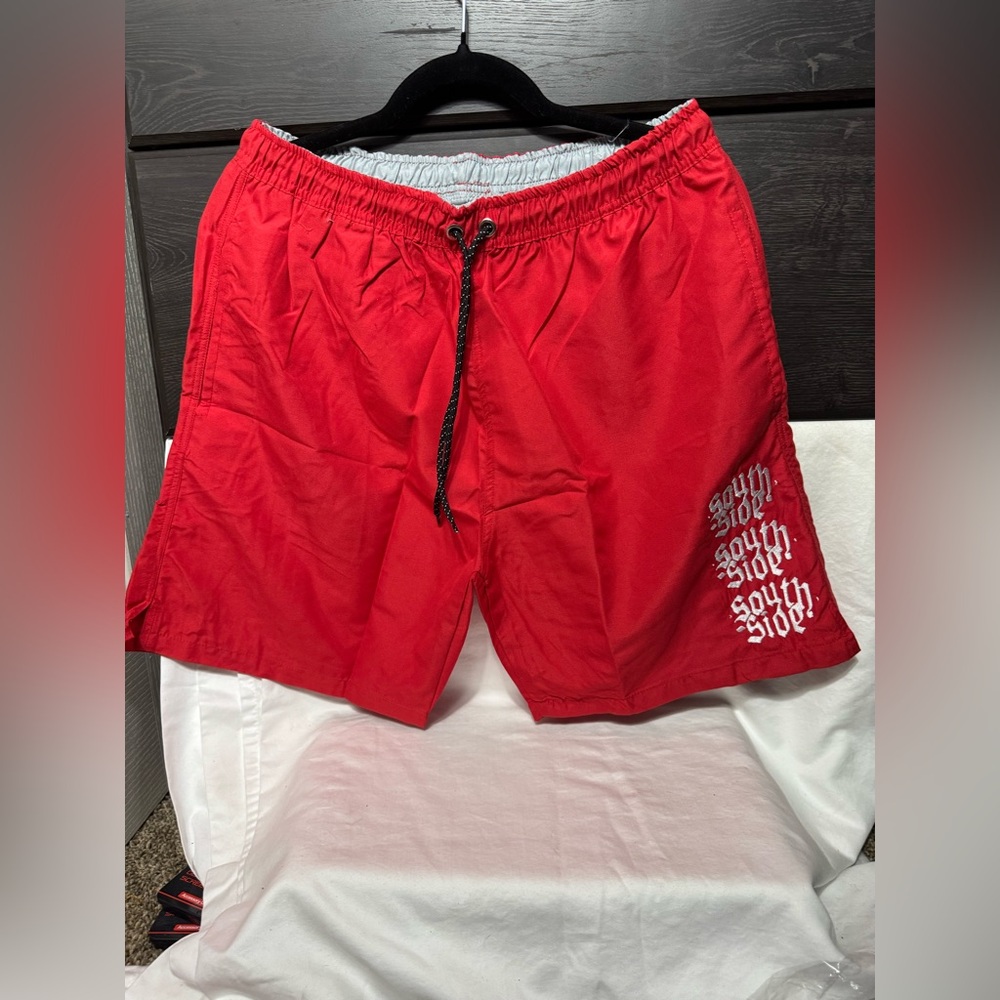 South Pole Men's Red Swim Shorts